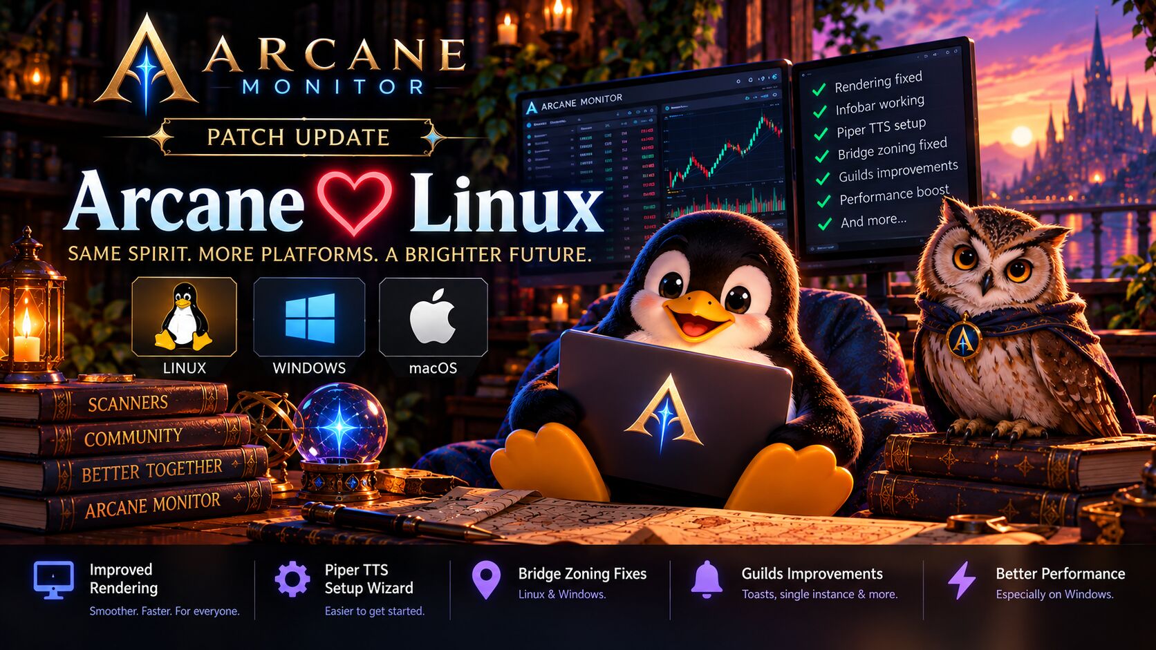 🐧 Patch Update — Arcane ❤️ Linux